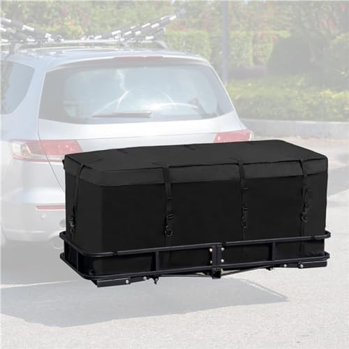 Dachbox Auto, Auto Heckbox Gepäckträgertasche,Transportbox,Gepäckträger für Anhängerkupplung,135 * 51 * 51CM Faltbare dachbox Dachgepäcktransporttasche Wasserdicht Transporttasche für alle Autos