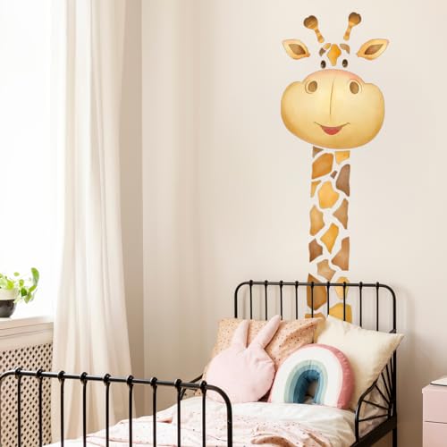 Vinilo decorativo de jirafa para pared infantil miniatura 4