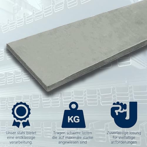 NBSHWTY 3 Pack 1095 Flacheisen, 12x1.5x0.12 Edelstahl Flachstahl mit Strengen Qualitätsstandards. Stahlplatte 3mm für Profis und Hobby Messerhersteller, Flachstahl für DIY Projekte
