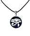 Exoticdream Egyptian Udjat Eye of Ra Horus Scarab Pewter Pendant