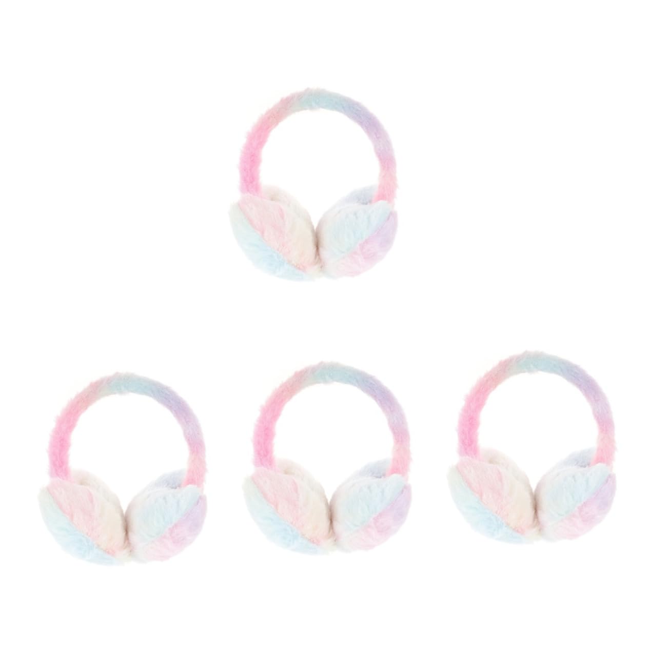 SOIMISS 4piezas Orejeras De Sintética Para Mujer Calentadores De Oídos y Ajustables Accesorios De Invierno Para Esquiar y Actividades