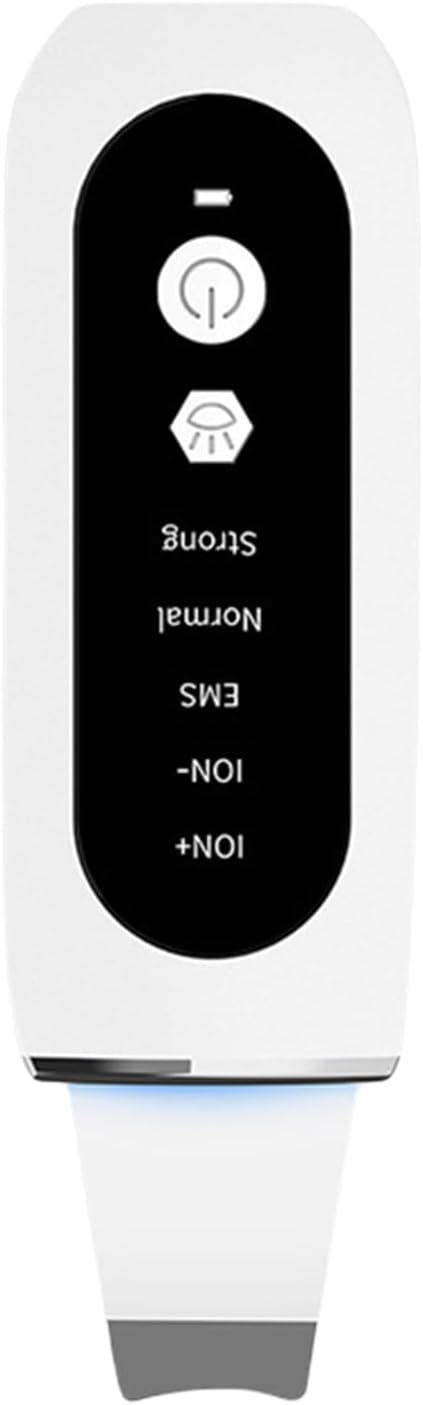 Facial Skin Scrubber, Body Exfoliator Scrubber, 5 Modi Ultrasone 26000Hz WASS TRANDSTOFPULTIE, Oplaadbaar En Draagbaar, Veilig En Pijnloos, 18x5cm, Voor Diepe Reiniging