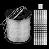nylonfaden 1mm grau ✅【 Weit Verbreitet】Wählen sie diesen durchsichtiges nylonfaden, der nicht nur als angelsehne für angelbegeisterte verwendet werden kann, sondern auch perfekt für diy-projekte und dekorationsaktivitäten geeignet ist. Erweitern sie ihre kreativität auf wandbehänge, lichterketten, luftballons, schmuckherstellung, nähen, kunsthandwerk, fotorahmen, blumentopf oder weihnachtsdekoration.