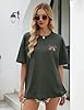 heekpek Womens Oversized T Shirts Cotton Graphic T Shirt Crew Neck Baggy Tee Shirts Short Sleeve Summer Tops Double-Sided Printed T-Shirt, Dark Grey, XXL #1
