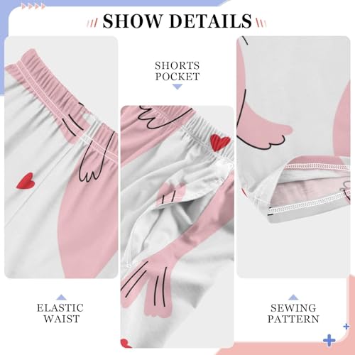 Cartoon Seal Boys Pants Boys Athletic Pants Long Pant for Boywith Pockets Wide-Leg Size 6-14Y4