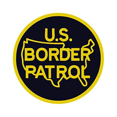 fagraphix US Border Patrol Sticker Decal Self Adhesive Vinyl Immigration Homeland Security FA Vinyl - 6.00 Wide Cover
