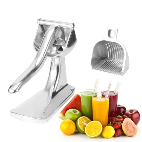 Manual Juicer, Hand Press Juicer Citrus Squeezer, Single Press Lemon ade Squeezer, Aluminium Alloy Manual Fruit Juicer Extractor Tool for Pressing Lemons Oranges Pomegranates Limes