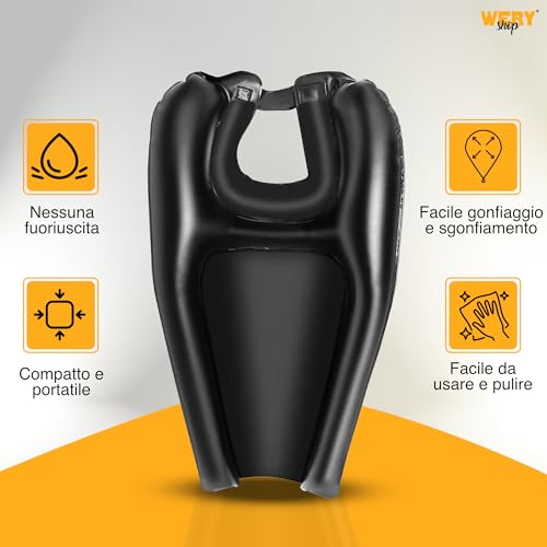 Wery Shop Tragbarer Haarwaschtisch Friseurbedarf, zusammenklappbarer Waschtisch für professionelle Friseure