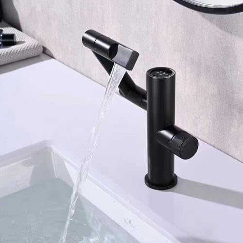 Robinet de lavabo à affichage numérique Feng Shui SLT210-H en laiton massif