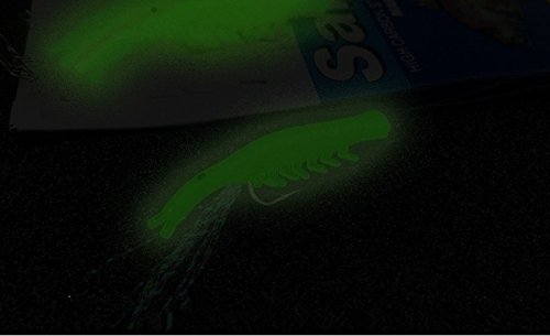 Fishcm Luminous Fishing Rigs Glow Soft Fish/Shrimp Lure Saltwater/Freshwater Fishing Bait Rigs (Simulation Shrimp Rigs) #TOP3