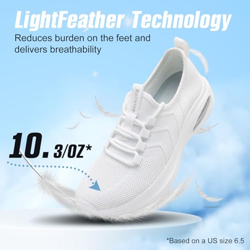 Image of Wide Toe Box Shoes Women Extra Wide Width Sneakers Air Cushion Road Running Shoes Ultra Light Tennis Gym Workout Training Shoes Breathable Walking Shoes with Arch Support