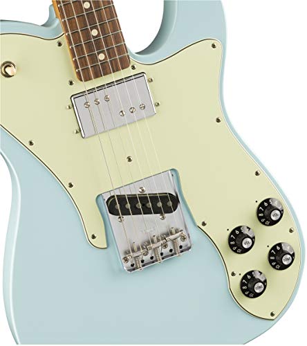 Fender Vintera Telecaster Custom 70s Touche Pau Ferro Bleu sonique - Les Beatles, Paul McCartney, John Lennon, RIngo Starr, George Harrison Fender Vintera Telecaster Custom 70s Touche Pau Ferro Bleu sonique – Image 6