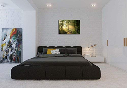 My Easy Art 590552 Forest Wall Art Nature Modern Canvas Painting The Picture thumb #2