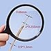 5pcs Pack High Accuracy K Type Mini-Connector Thermocouple Temperature Probe Sensor, 1 Meters Long Measure Range -50°C~482°C (-58°F~899°F)
