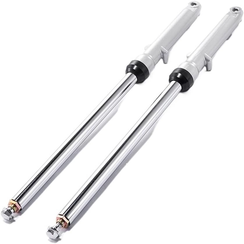 Motorcycle Shock Absorber Spring 1 Pair 670mm Motorcycle Front Shock Absorber Front Suspension for CG125 CG150 Engine 157FMI 162FMJ XF125 ZJ125 Dirt Pit Bike