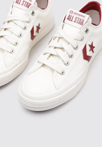 Converse Star Player 76 - Women's (A12591C, Egret/Park Red/Egret)4
