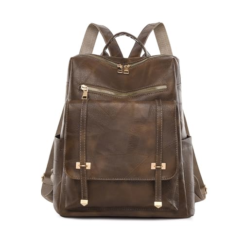 Sac à dos souple en polyuréthane pour femme et fille polyvalent avec double sangle
