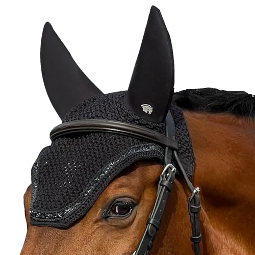 Plughz Horse Sound Off Ear Net, Soundless Bonnet, 
