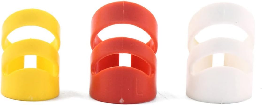 5 sztuk kostki do kciuka plektron kostki do gitary basowej kostki do gitary ze stali nierdzewnej kostki do gitary basowej akcesoria gitarowe gitara kostki regulowane kostki ukulele makijaż/36 (kolor: