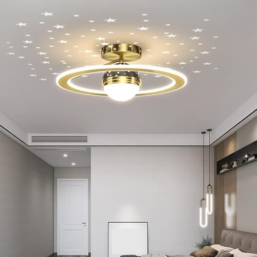 Plafonnier LED encastré dimmable anneau moderne pour cuisine et chambre d'enfant