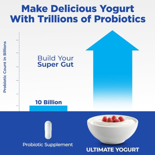 Image of Ultimate Probiotic Yogurt Maker - Make Billions of Live Probiotics with Adjustable Temperature and Time Control - Get Better Gut Health - - Perfect Kitchen Gift