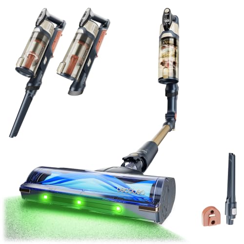 Cecotec Aspiradora Escoba sin Cable Conga Rockstar S50 Flex. 340W, Potencia Succión 135AW y 22kPa, Cepillo Antienredos Hairless XXL, Autonomía 45mins, Luz LED Verde, Tubo Flexible, Diseño Ligero