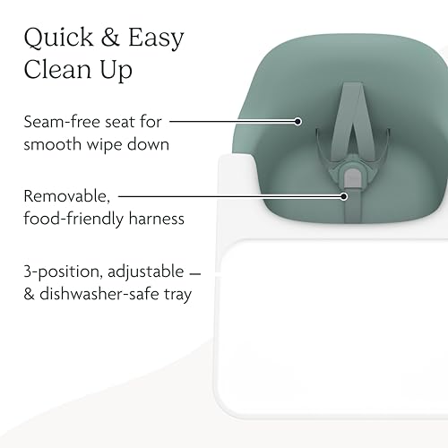 Image of UPPAbaby Ciro High Chair - Easy-to-Clean & Rotating Footrest - Emrick