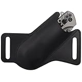 🔪 【Hochwertiges Rindsledermaterial】Hergestellt aus hochwertigem Rindsleder, ist diese EDC-Messerscheide langlebig, leicht zu reinigen und verleiht mit ihrem klassischen Aussehen einen Hauch von Eleganz.