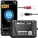 ANCEL BM300 Bluetooth Batterie Monitor, 12V KFZ Batteriewächter mit Charging & Cranking Test & Alarm-Funktion, Wlan Batteriemonitore, Auto Batterietester für Auto LKW ATV SUV Stiefel