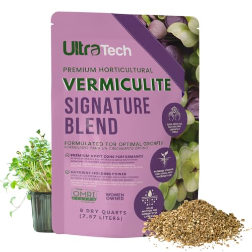 Ultra Tech Premium Horticultural Vermiculite Signature Blend - 8 Quart