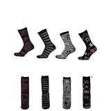 Lieblingsstrumpf24 4 Paar Kinder Junge Mädchen ABS Socken Anti Rutsch Socken Stoppersocken Noppensocken (Robot + Dino Mix, 23-26)