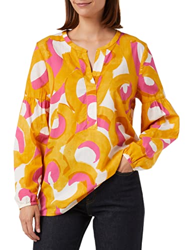 Cartoon Damen 8946/7190 Bluse, Yellow/Pink, 38