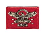Titan One Europe - Tactical SPQR Römische Republik Adler Legions-Flagge Klettband Taktisch Aufnäher