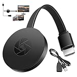 Chromecast, Chromecast Device for TV, Wireless Display Adapter, 1080P Miracast Dongle, Plug and Play Screen Mirroring Dongle Projector TV Streaming Stick for iPhone Android Windows Mac Airplay DLNA