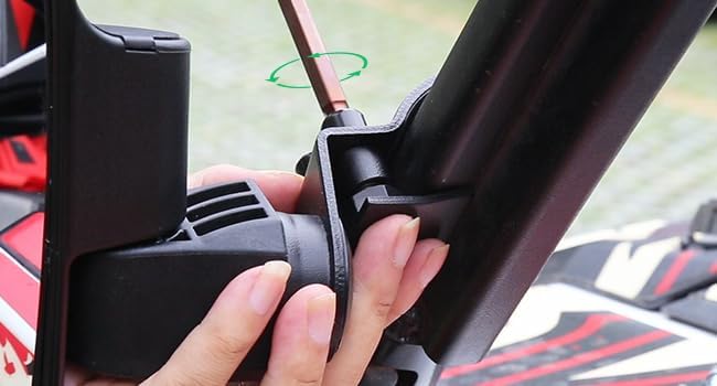 Miniatura 9 de Espejos laterales Ranger, ya no necesitas ajustar a mano, innovadora función de reinicio automático, nuevos espejos SHEJISI UTV compatibles con