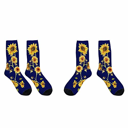 Image of Pehede Socks Mens Fun Dress Socks for Women Funny Novelty Crazy Design Socks