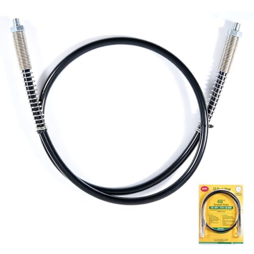 Image of 48-Inch Grease Gun Replacement Hose for M-12, M-18, 12000 PSI High-Pressure