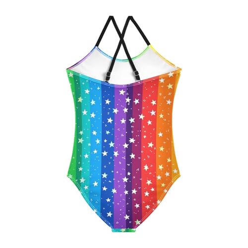 Rainbow Star Girls Swimsuit One Piece Bathing Suit for Baby Girls' Swimwear 3-10T2