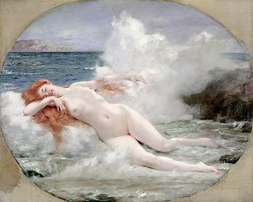 Impression d'art tableau la Naissance de Vénus Henri Gervex décoration murale toile 60x90