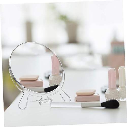 Espejo de maquillaje de mesa con luz y aumento miniatura 2