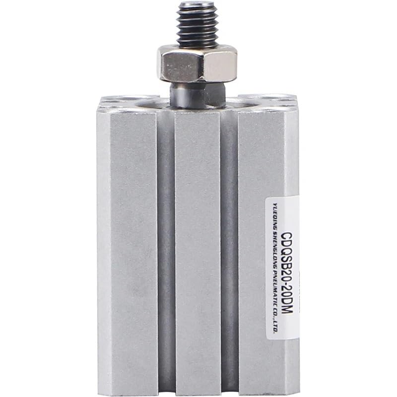 Cilindro neumático CDQSB12-25D compacto de simple efecto y alta precisión 5