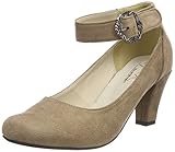  HIRSCHKOGEL Damen 3004508 Riemchenpumps, Beige (Taupe), 39 EU