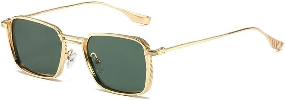 MUTYNE Vintage Metal Frame Men Punk Sunglasses for Women UV400 Fashion
