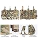 EXCELLENT ELITE SPANKER Tactical Mag Pouch Open-Top Triple Molle Magazine Pouch for Magazines M4 M16 AR-15 5.56(Multicam)