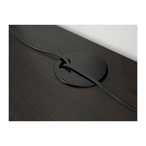 Ikea Hemnes Desk, Black-Brown #TOP5