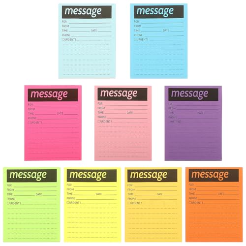 Blocs de notas adhesivas con adhesivo fuerte para recordatorios