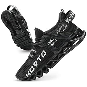 KCVTD Steel Toe Shoes for Women Safety Work Shoes Comfortable Steel Toe Sneakers Puncture Proof Slip on Sneakers Women Black White