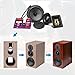 HiVi-Swans DIY 3 Way Passive Bookshelf Speakers Pair - DIY Speaker Kit-Peak Power 120 Watt Home Theater Bookshelf Speakers for Surrounds or Front
