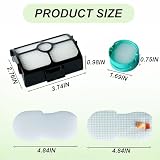 HZ4002 Replacement filter for Shark HZ4001AMZ HZ3002 HZ3000 HZ4000 Ultralight Corded Stick Vacuum,Replace part XFFKHZ3000 XHFHZ3000,2 Odor Neutralizer Cartridge,2 HEPA & 4 Foam and Felt Filters