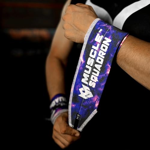 Image of Wrist Wraps for Calisthenics & Weightlifting - Heavy Duty Wrist Support & Stability (Interstellar)